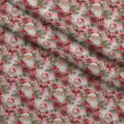 Rosy Noel Pattern 1 Minky Fabric