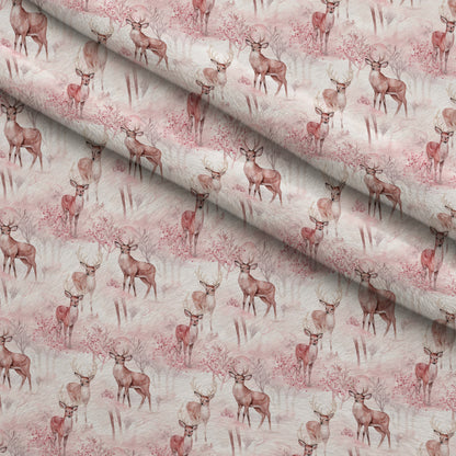 Rosy Noel Pattern 4 Minky Fabric
