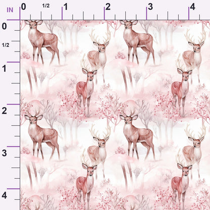 Rosy Noel Pattern 4 Minky Fabric