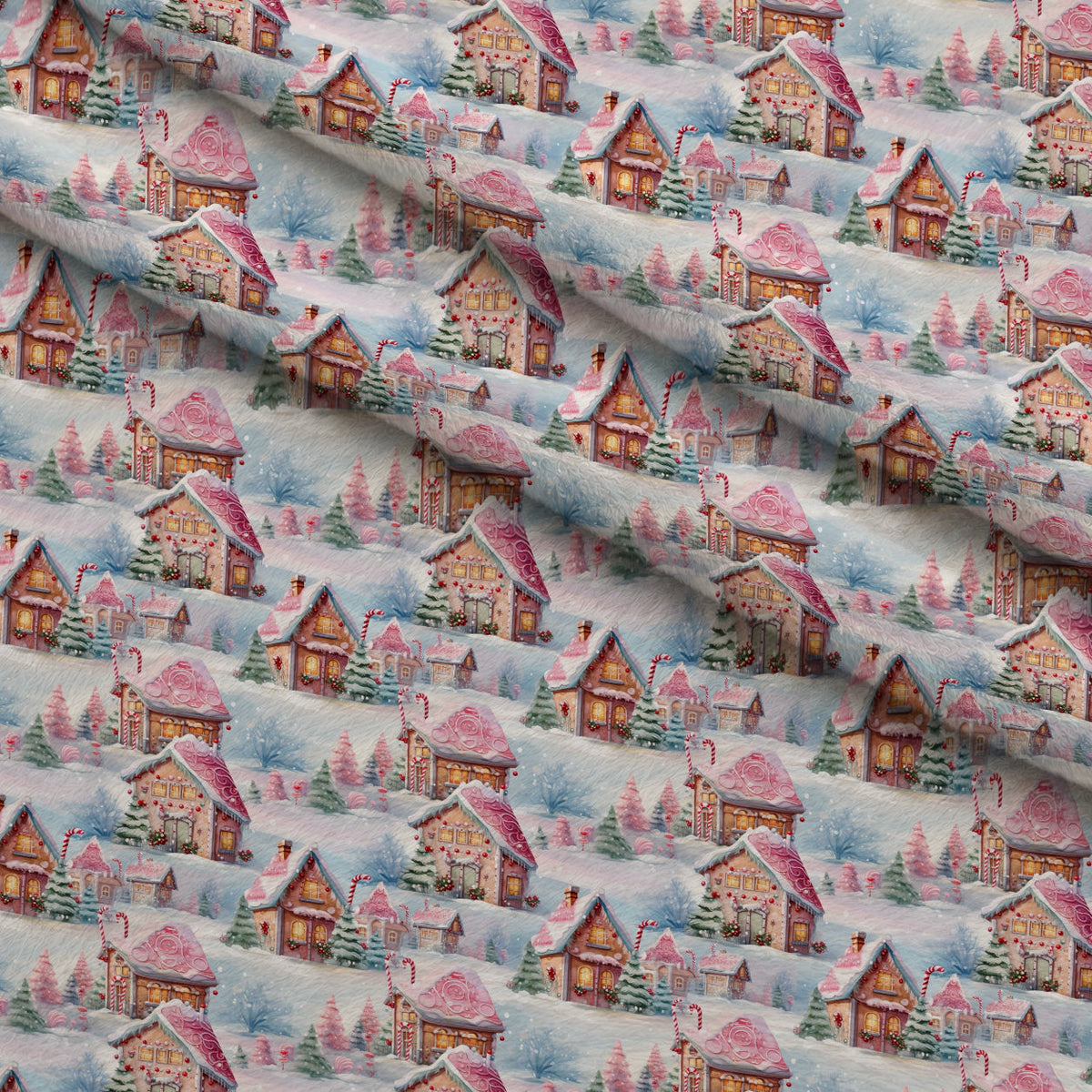 Rosy Noel Pattern 5 Minky Fabric