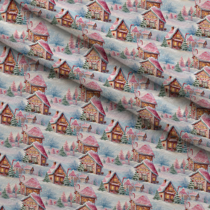Rosy Noel Pattern 5 Minky Fabric