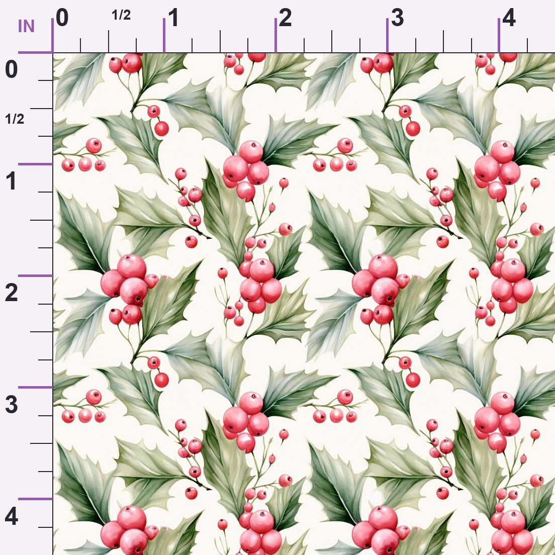 Rosy Noel Pattern 6 Minky Fabric