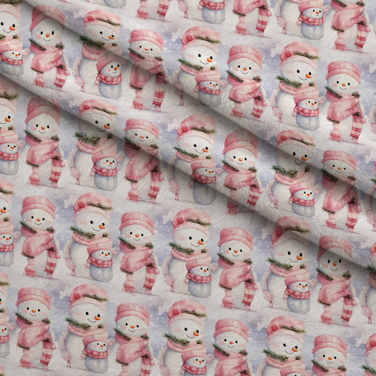 Rosy Noel Pattern 7 Minky Fabric