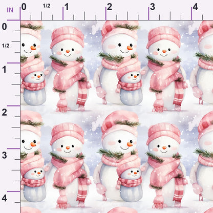 Rosy Noel Pattern 7 Minky Fabric