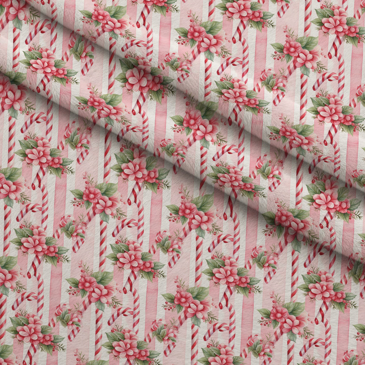Rosy Noel Pattern 8 Minky Fabric
