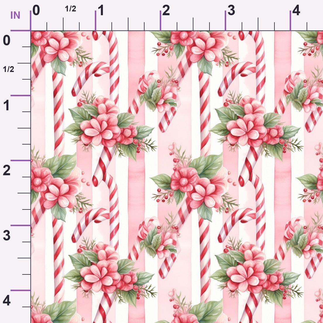 Rosy Noel Pattern 8 Minky Fabric
