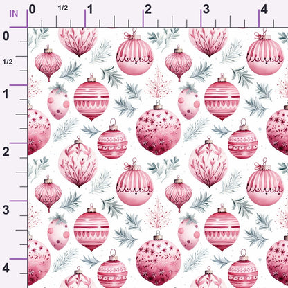 Rosy Noel Pattern 9 Minky Fabric