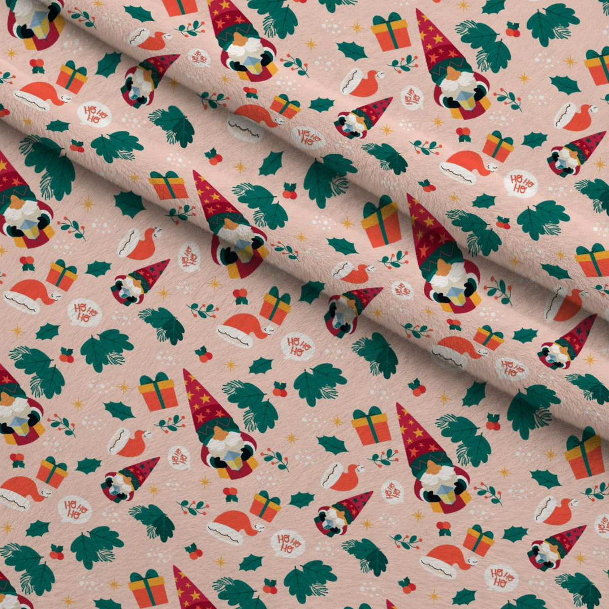 Rosy Yuletide Pattern 11 Minky Fabric