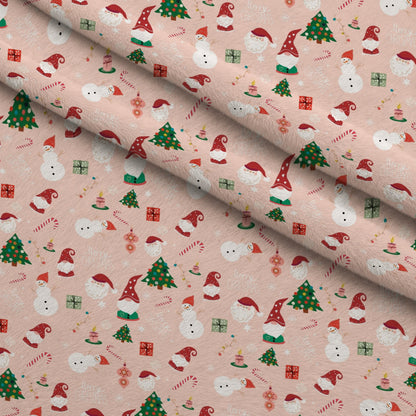 Rosy Yuletide Pattern 12 Minky Fabric