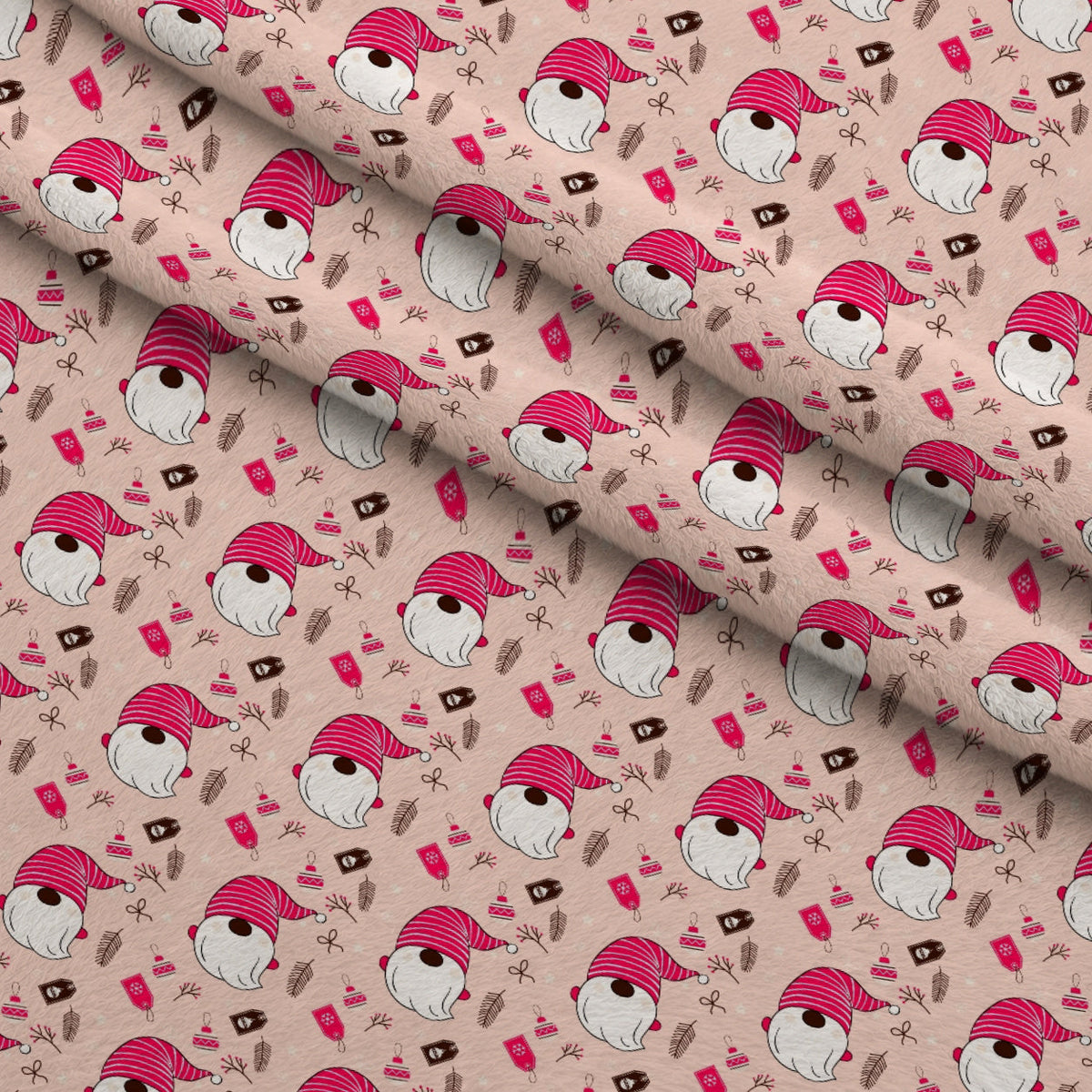 Rosy Yuletide Pattern 13 Minky Fabric