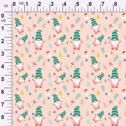 Rosy Yuletide Pattern 16 Minky Fabric