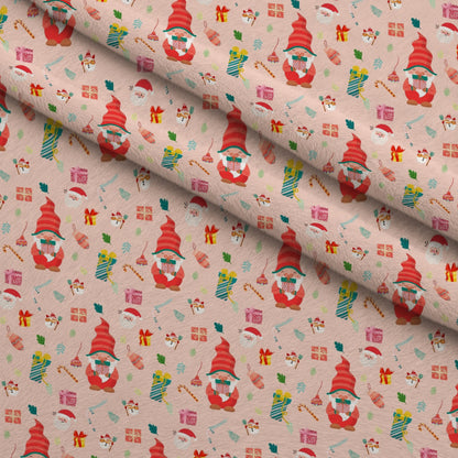Rosy Yuletide Pattern 2 Minky Fabric