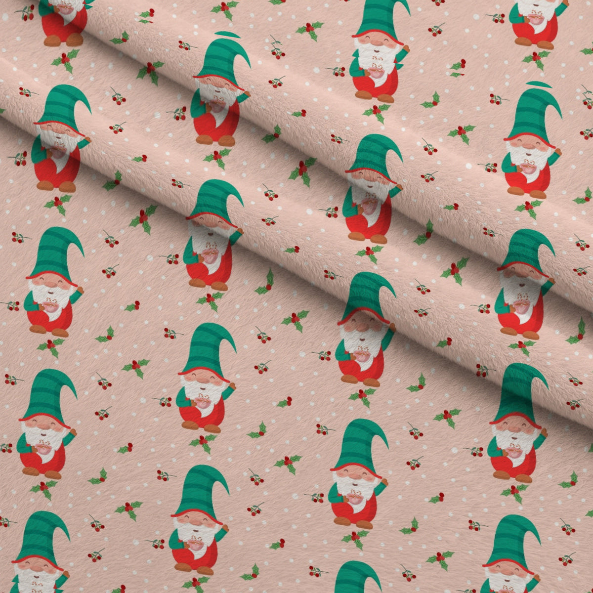 Rosy Yuletide Pattern 3 Minky Fabric