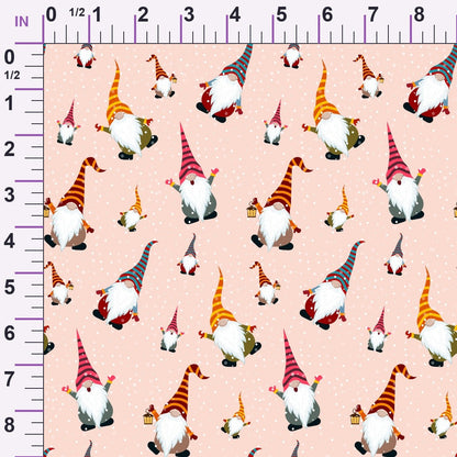 Rosy Yuletide Pattern 6 Minky Fabric