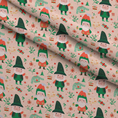 Rosy Yuletide Pattern 7 Minky Fabric