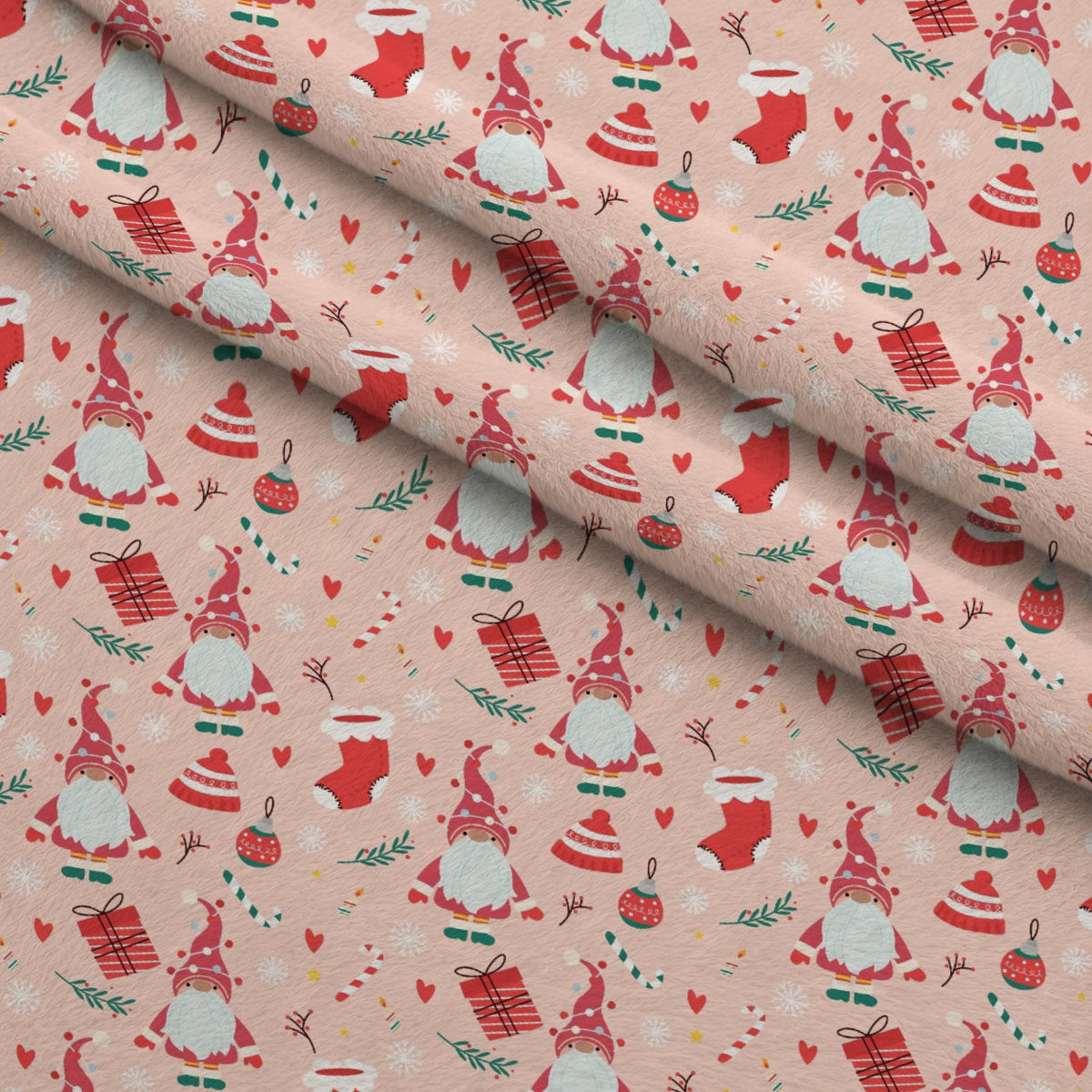 Rosy Yuletide Pattern 8 Minky Fabric