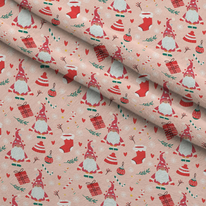 Rosy Yuletide Pattern 8 Minky Fabric