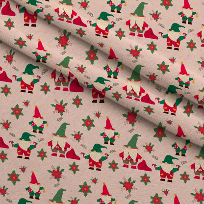 Rosy Yuletide Pattern 9 Minky Fabric