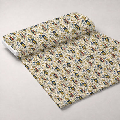Royal Crest Pattern 1 Minky Fabric