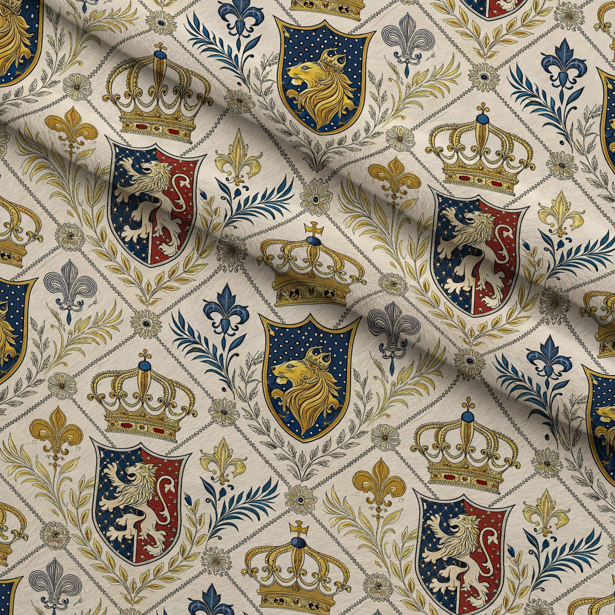 Royal Crest Pattern 1 Minky Fabric