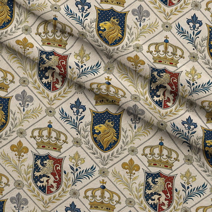 Royal Crest Pattern 1 Minky Fabric