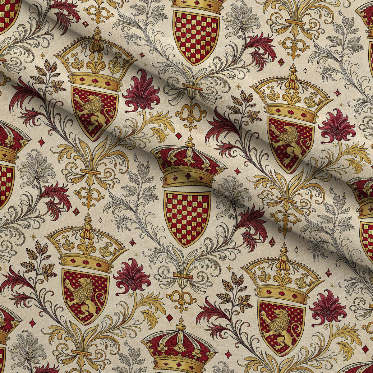 Royal Crest Pattern 10 Minky Fabric