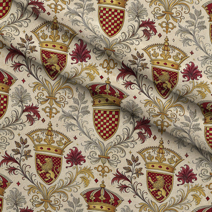Royal Crest Pattern 10 Minky Fabric