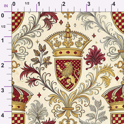 Royal Crest Pattern 10 Minky Fabric
