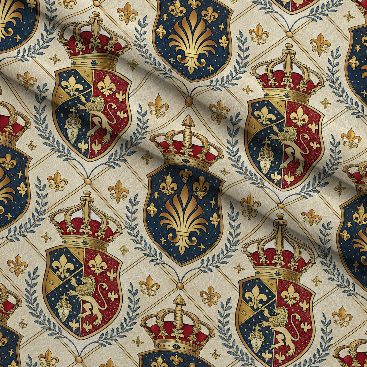 Royal Crest Pattern 5 Minky Fabric