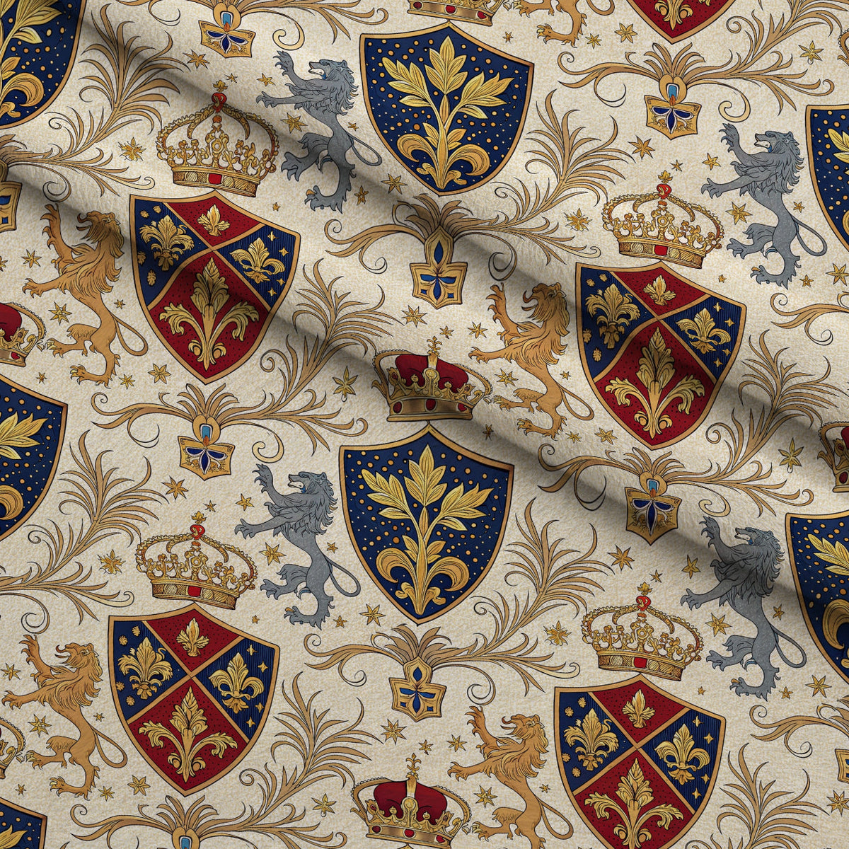 Royal Crest Pattern 9 Minky Fabric