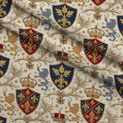 Royal Crest Pattern 9 Minky Fabric