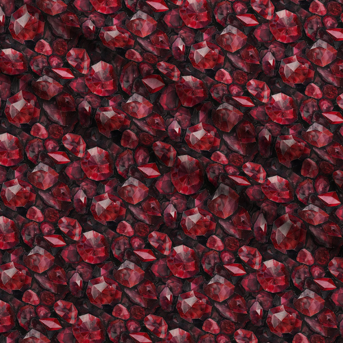 Ruby Crystals Pattern 10 Minky Fabric