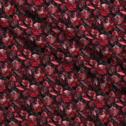 Ruby Crystals Pattern 10 Minky Fabric