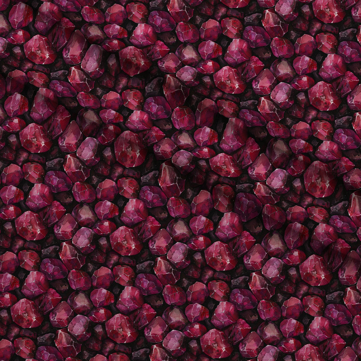 Ruby Crystals Pattern 2 Minky Fabric