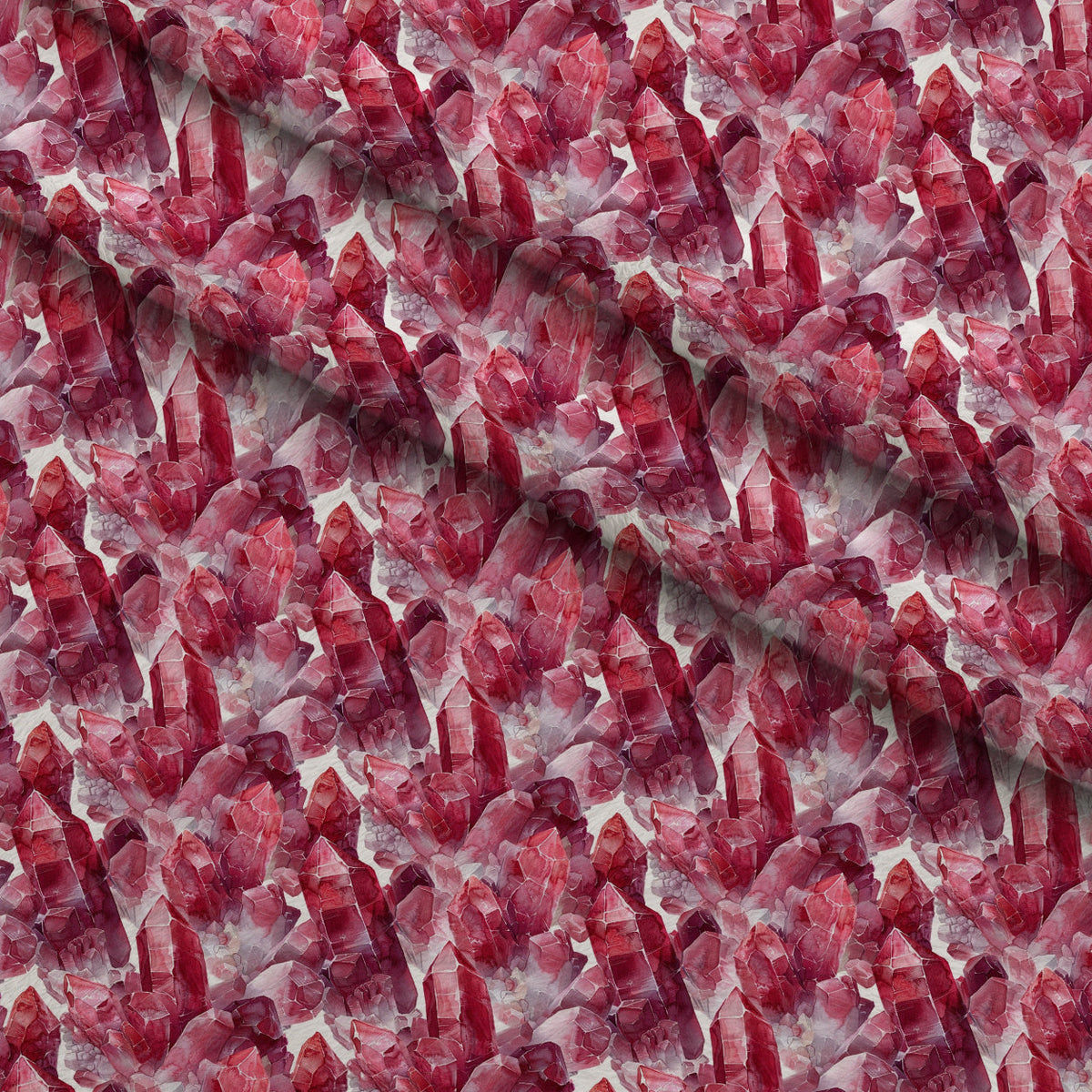 Ruby Crystals Pattern 3 Minky Fabric