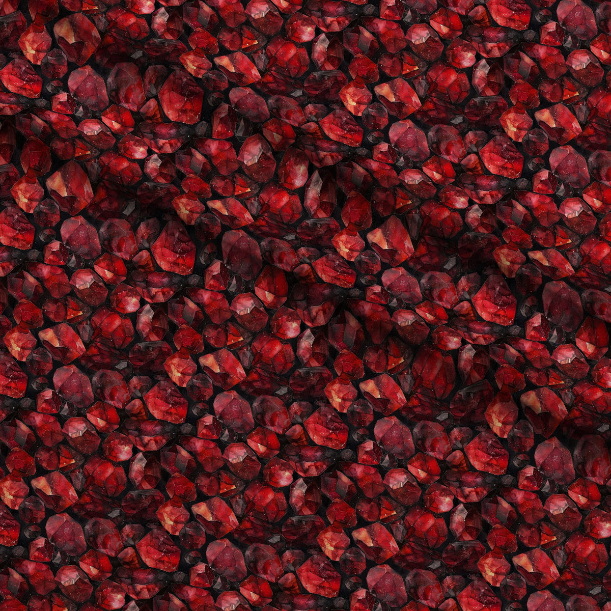 Ruby Crystals Pattern 5 Minky Fabric