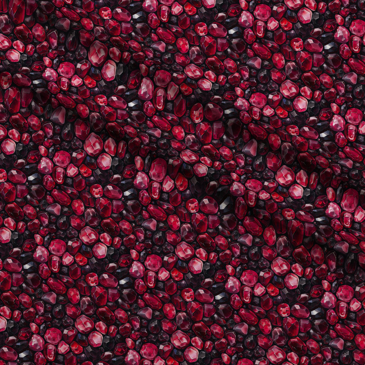 Ruby Crystals Pattern 6 Minky Fabric