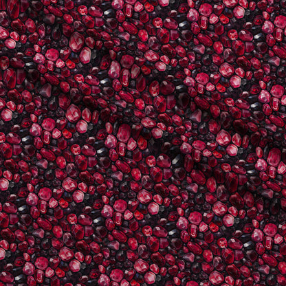 Ruby Crystals Pattern 6 Minky Fabric