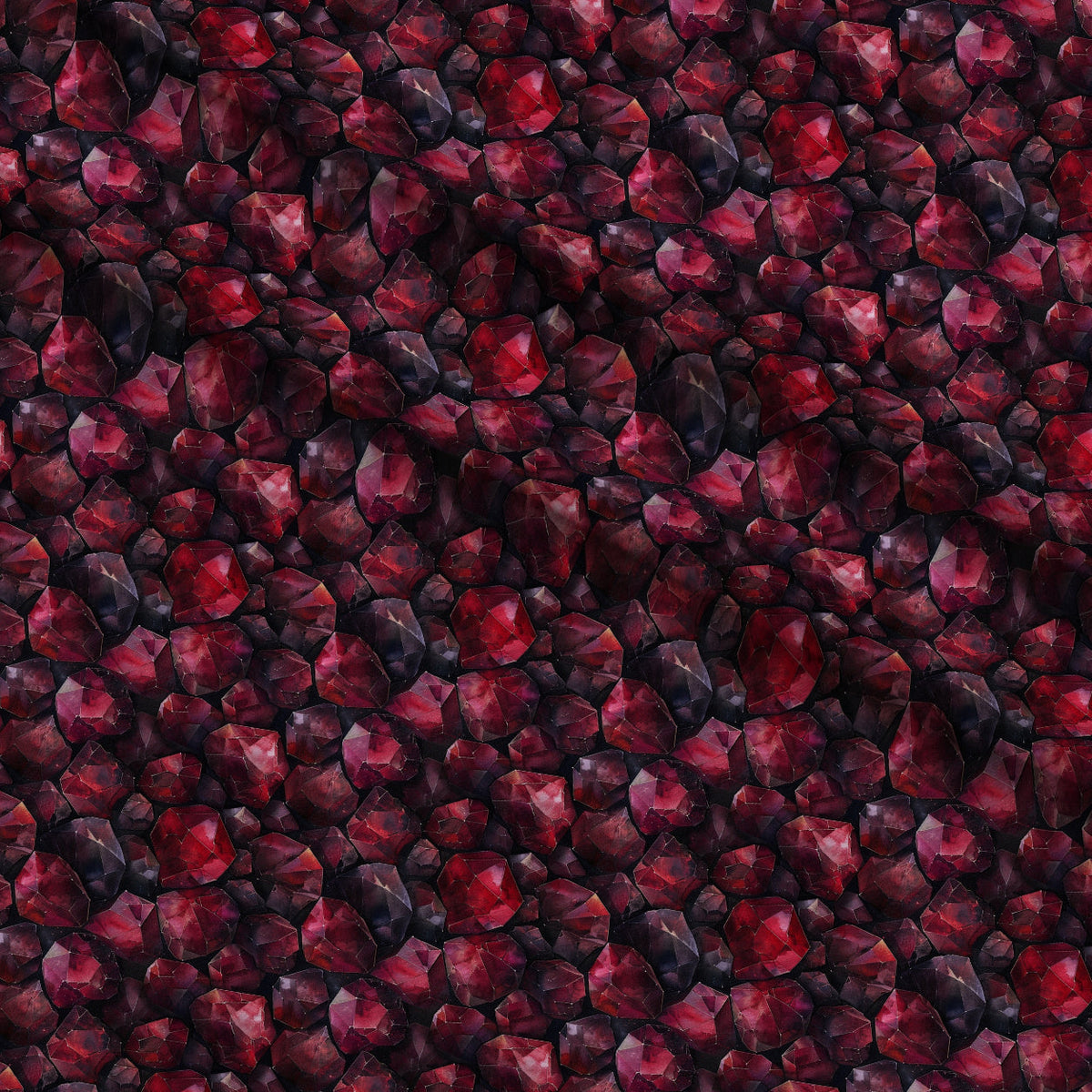 Ruby Crystals Pattern 8 Minky Fabric