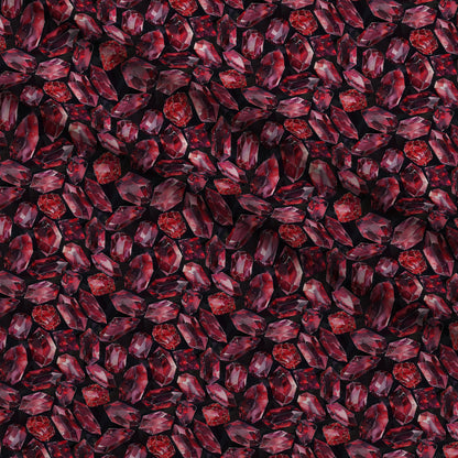 Ruby Crystals Pattern 9 Minky Fabric