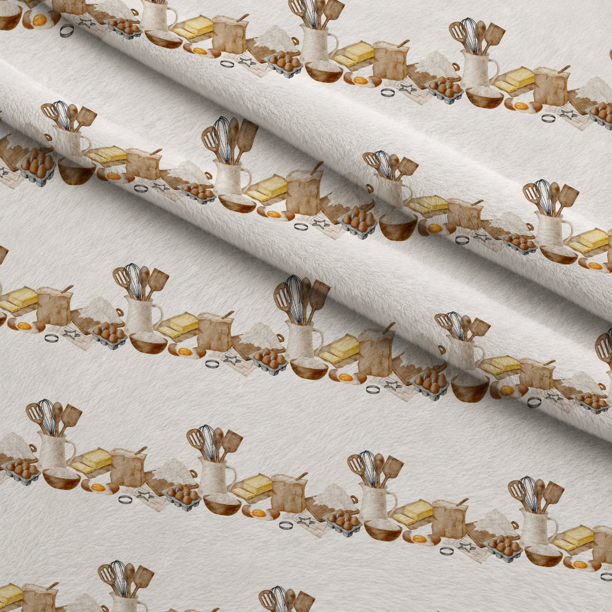 Rustic Bakehouse Pattern 1 Minky Fabric