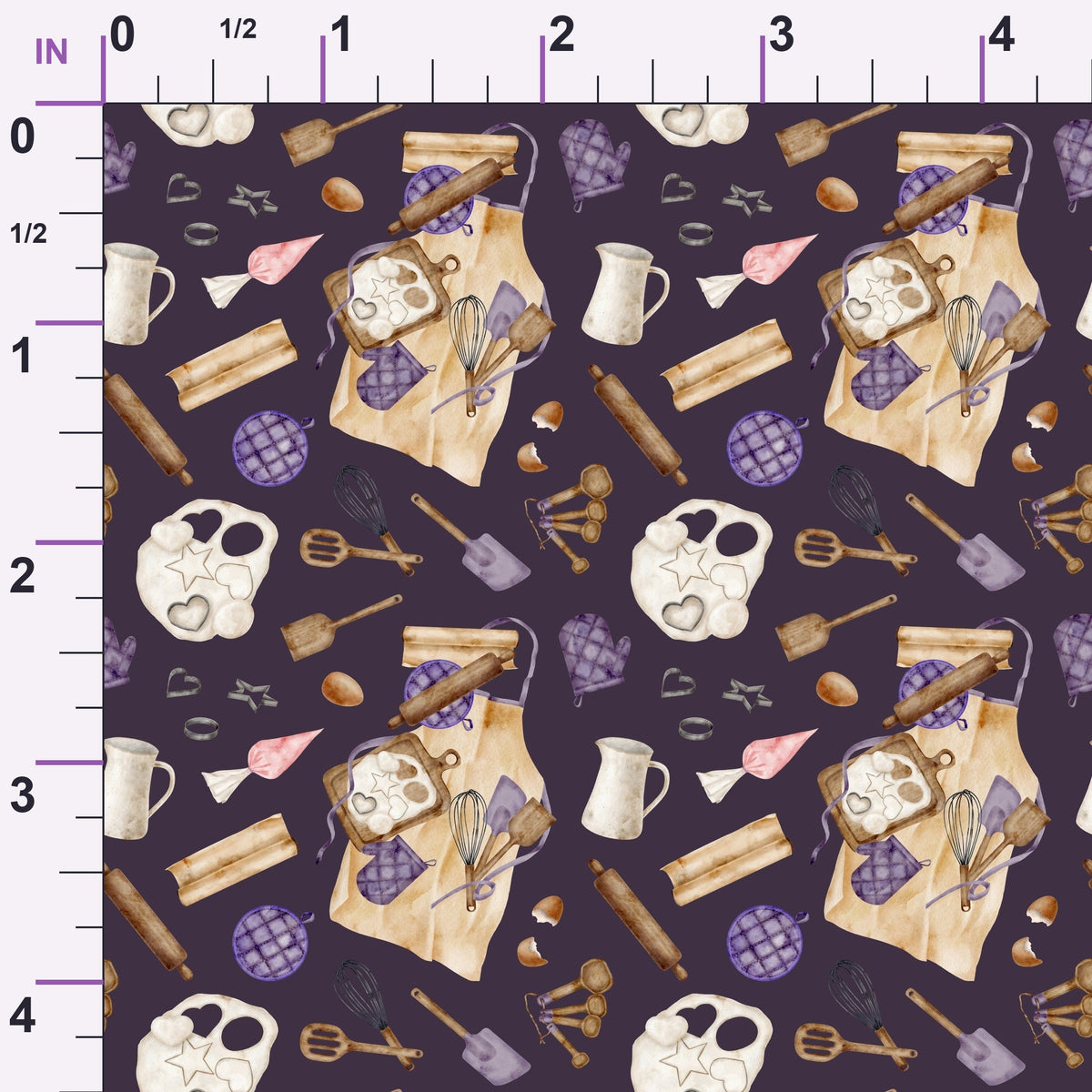 Rustic Bakehouse Pattern 4 Minky Fabric