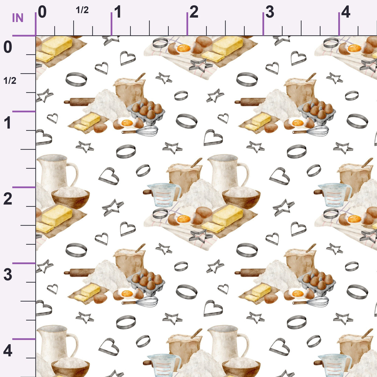 Rustic Bakehouse Pattern 5 Minky Fabric