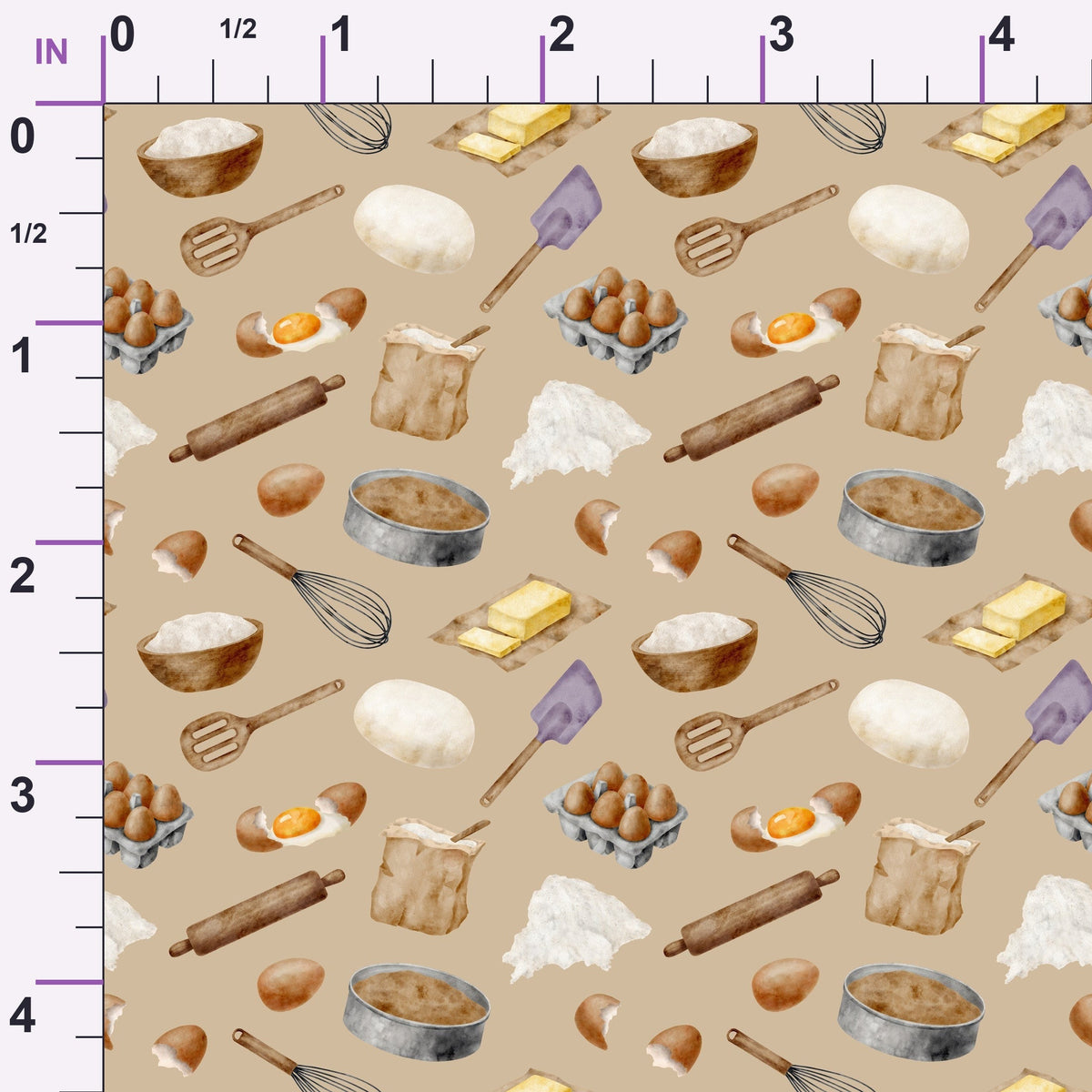 Rustic Bakehouse Pattern 7 Minky Fabric