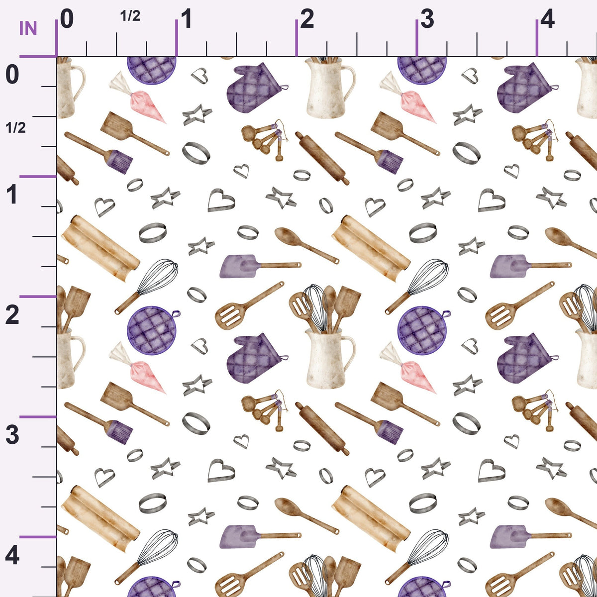 Rustic Bakehouse Pattern 8 Minky Fabric