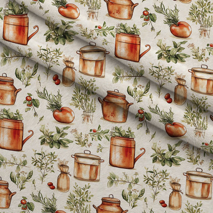 Rustic Pantry Pattern 10 Minky Fabric