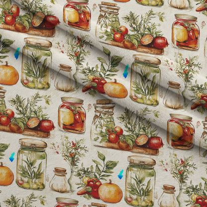 Rustic Pantry Pattern 11 Minky Fabric