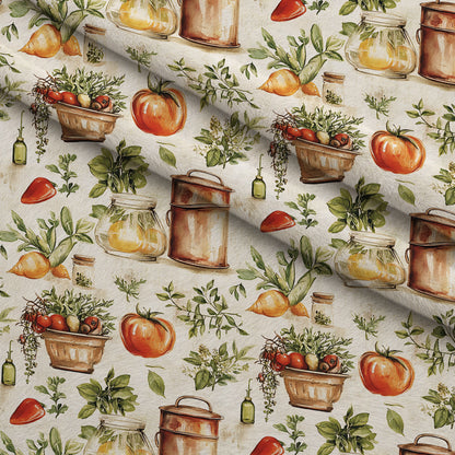 Rustic Pantry Pattern 12 Minky Fabric