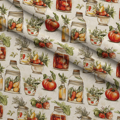 Rustic Pantry Pattern 2 Minky Fabric
