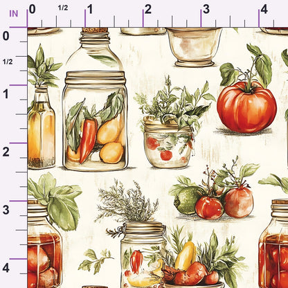 Rustic Pantry Pattern 2 Minky Fabric